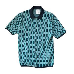 PERCIVAL SLIM FIT KNIT POLO SIZE LARGE